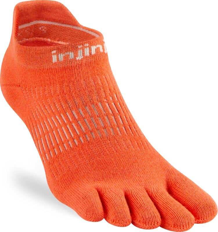 Injinji Run Lightweight No-Show Toe Socks for Women - Breathable & Comfortable Running Socks for Marathon, Gym & Outdoor Activities