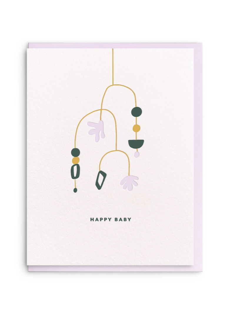 Happy Baby Card - Adorable Greeting Card for Newborns, Baby Showers & Birth Announcements | Perfect for Celebrations, Gifts & Keepsakes