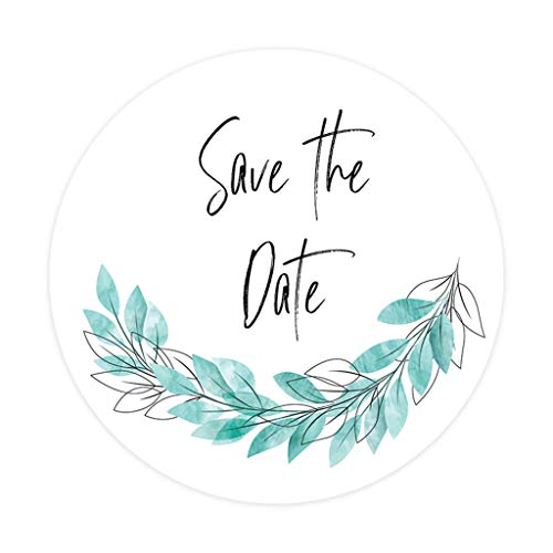 Watercolor Leaf Garland Design