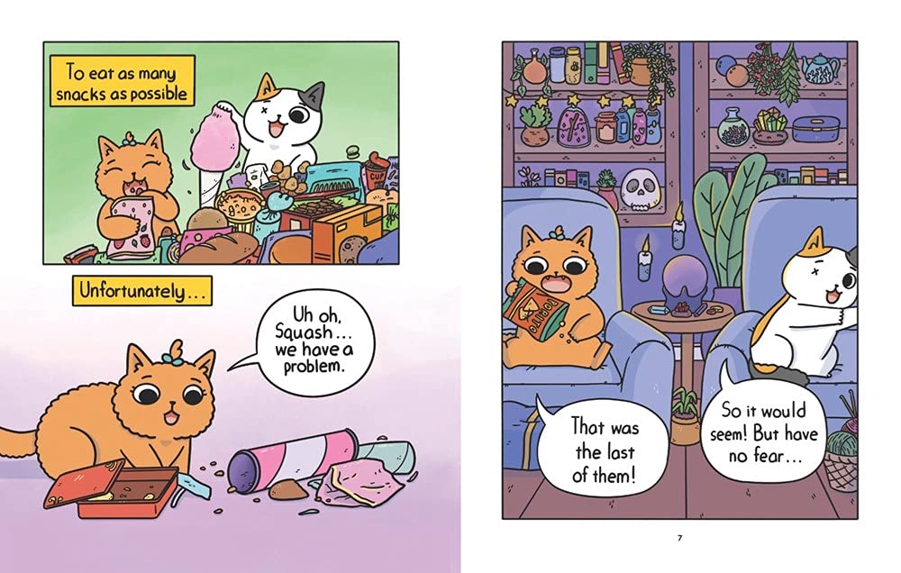 Cat & Cat Adventures: The Quest for Snacks - Graphic Novel (Book 1) | Fun Comic for Kids & Cat Lovers | Perfect for Bedtime Reading & Gifts