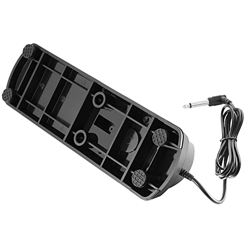 Universal Sustain Pedal for Keyboard - Compatible with Yamaha, Casio, Roland - Silver (1/4