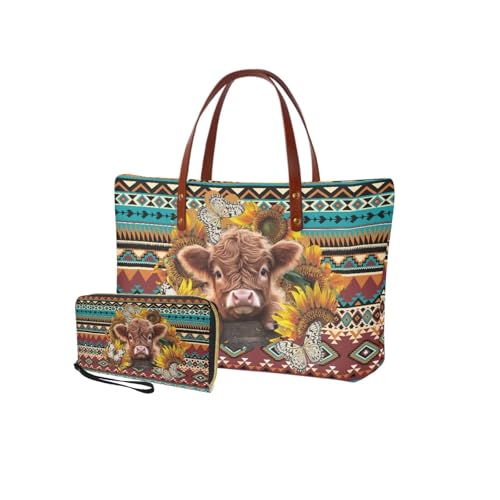 Brown-aztec Cow Sunflower