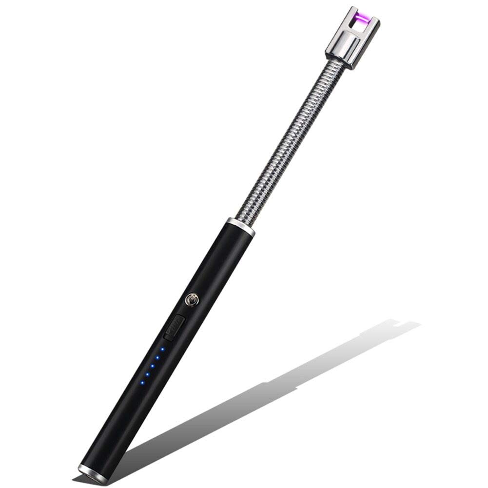 USB Rechargeable Electric Arc Grill Lighter with Flexible Neck - Windproof Fire Starter for Grilling, BBQ, Candles & Camping (Perfect for Outdoor Cooking, Fireplaces & Emergency Use)