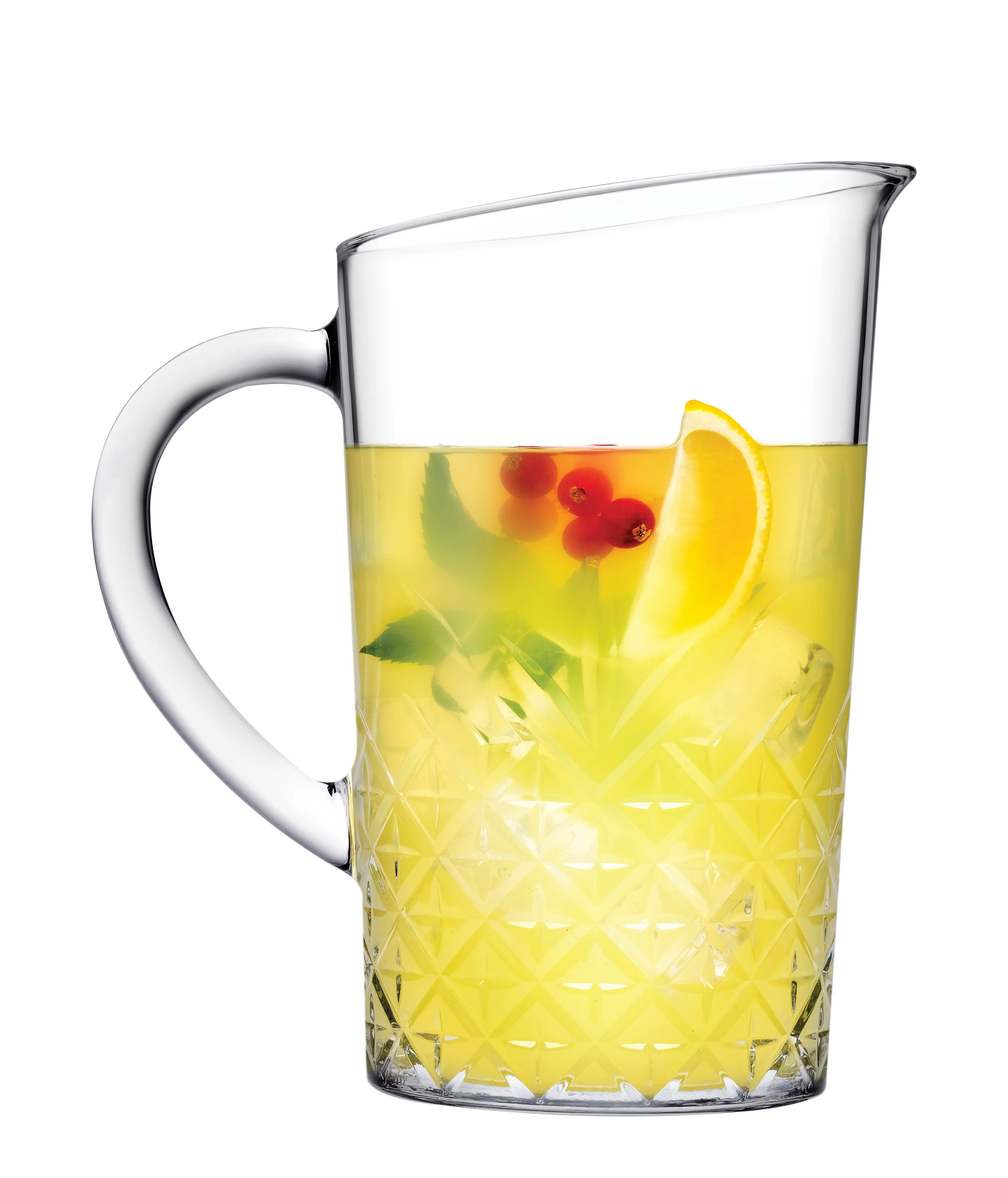Browne 1.4L Classic Glass Water Pitcher - Perfect for Iced Tea, Lemonade & Refreshing Drinks at Home or Parties
