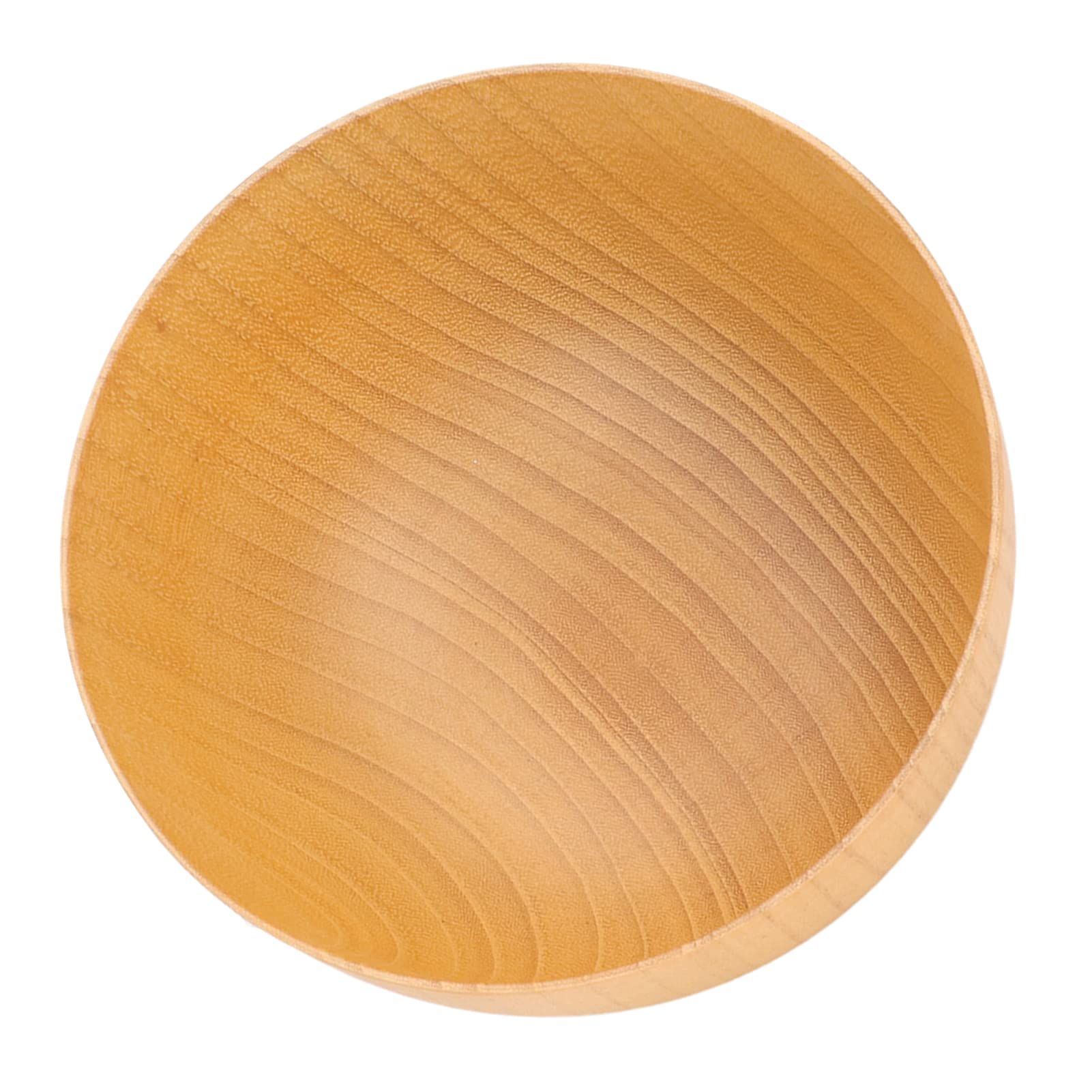 Jovenn Wooden Salad Bowl - Light Color Smooth Surface Serving Bowl for Nuts, Appetizers, Snacks (Large) - Perfect for Parties, Picnics, and Home Dining
