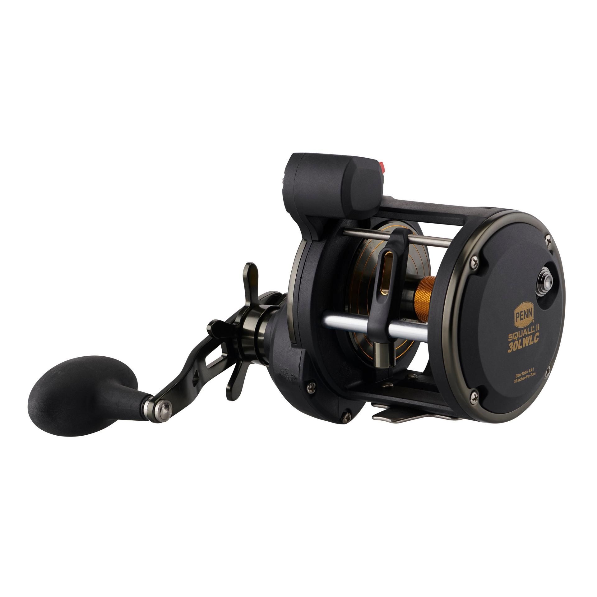 Squall® II Level Wind Conventional Reel - Saltwater & Freshwater Fishing Reel for Casting, Trolling & Bottom Fishing - Perfect for Offshore, Inshore & Pier Angling