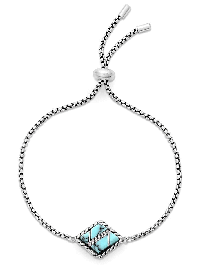 Montana Silversmiths BC6127 Women's High Noon Cobblestone Bracelet in Sterling Silver - Perfect for Western Fashion, Cowgirl Style & Everyday Wear