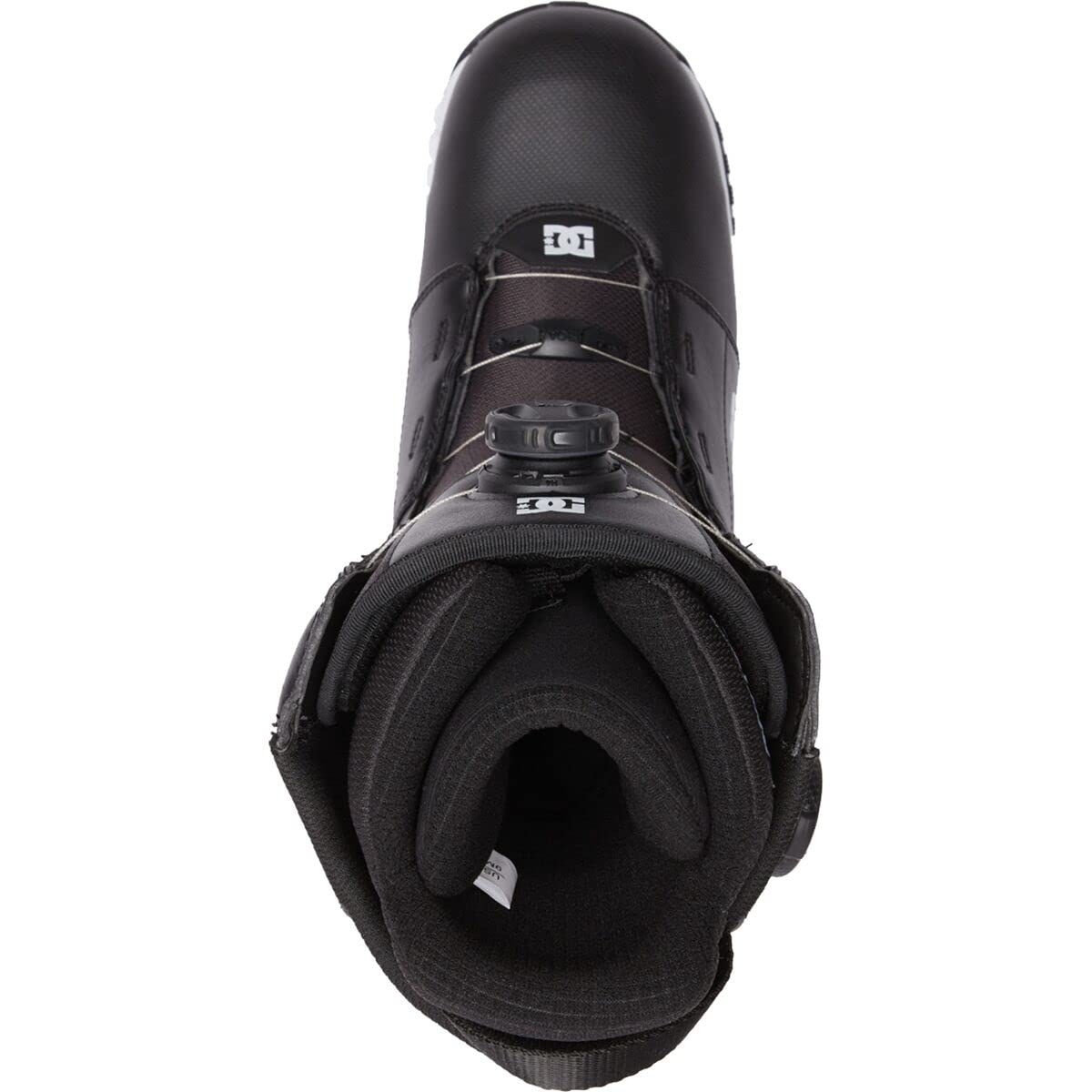 DC Shoes Control BOA Men's Snowboard Boots - Black/White - Size 11.5 | Comfortable & Durable Winter Sports Gear for Snowboarding & Outdoor Adventures