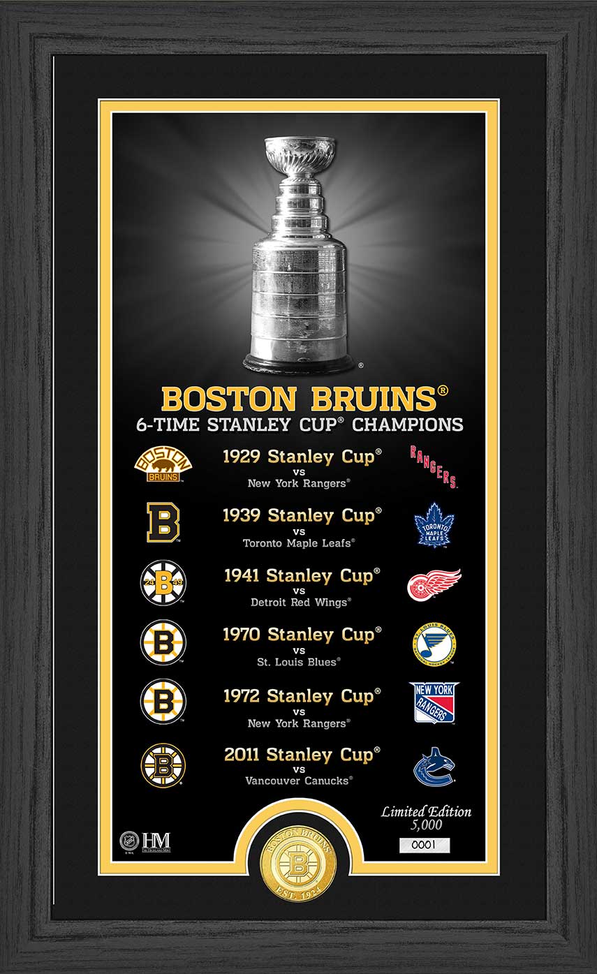 Boston Bruins Legacy Supreme Bronze Commemorative Coin with Panoramic Team Photo – Perfect for NHL Fans, Sports Collectors, and Bruins Memorabilia Enthusiasts