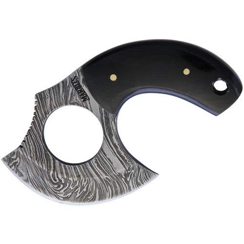 Premium Damascus Steel Skinner Knife - Handcrafted Hunting & Outdoor Survival Tool - Perfect for Camping, Bushcraft & Skinning Game