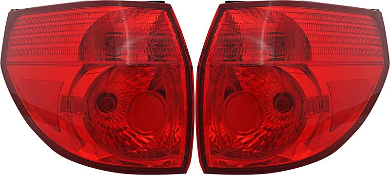 Toyota Sienna Tail Lights Replacement Set - Compatible with 2006-2010 Models (Driver & Passenger Side) | Durable LED Brake Lights for Improved Night Visibility & Safety
