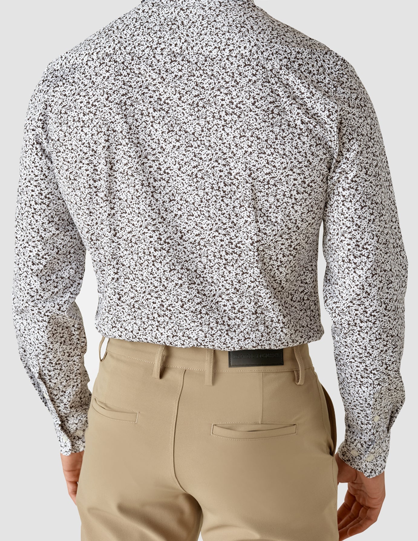 Classic Slim Fit Shirt with Steel Floral Print - Stylish Casual Wear for Men | Perfect for Office, Date Night & Outdoor Events
