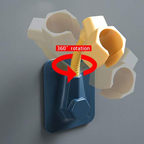 Arinda Universal Adjustable Shower Bracket Stand Holder - Rotatable 360° for Bathroom & Home Use - Perfect for Handheld Showerheads, Faucets, and Cleaning Tools