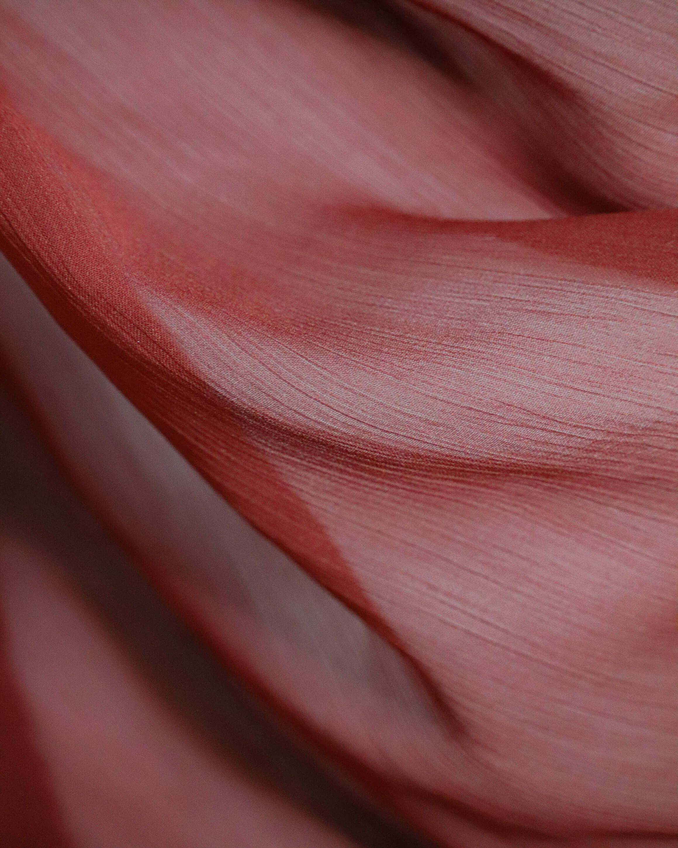 Auburn Crinkle Chiffon Fabric - Soft & Flowy Textile for Dresses, Scarves & Home Decor | Perfect for DIY Fashion & Craft Projects