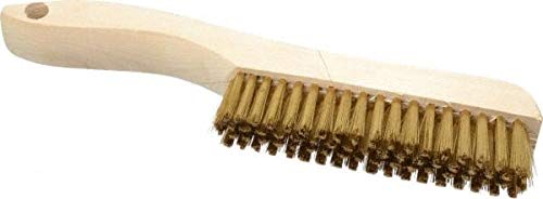 4 Rows x 18 Columns Brass Plater's Brush - 4-3/4