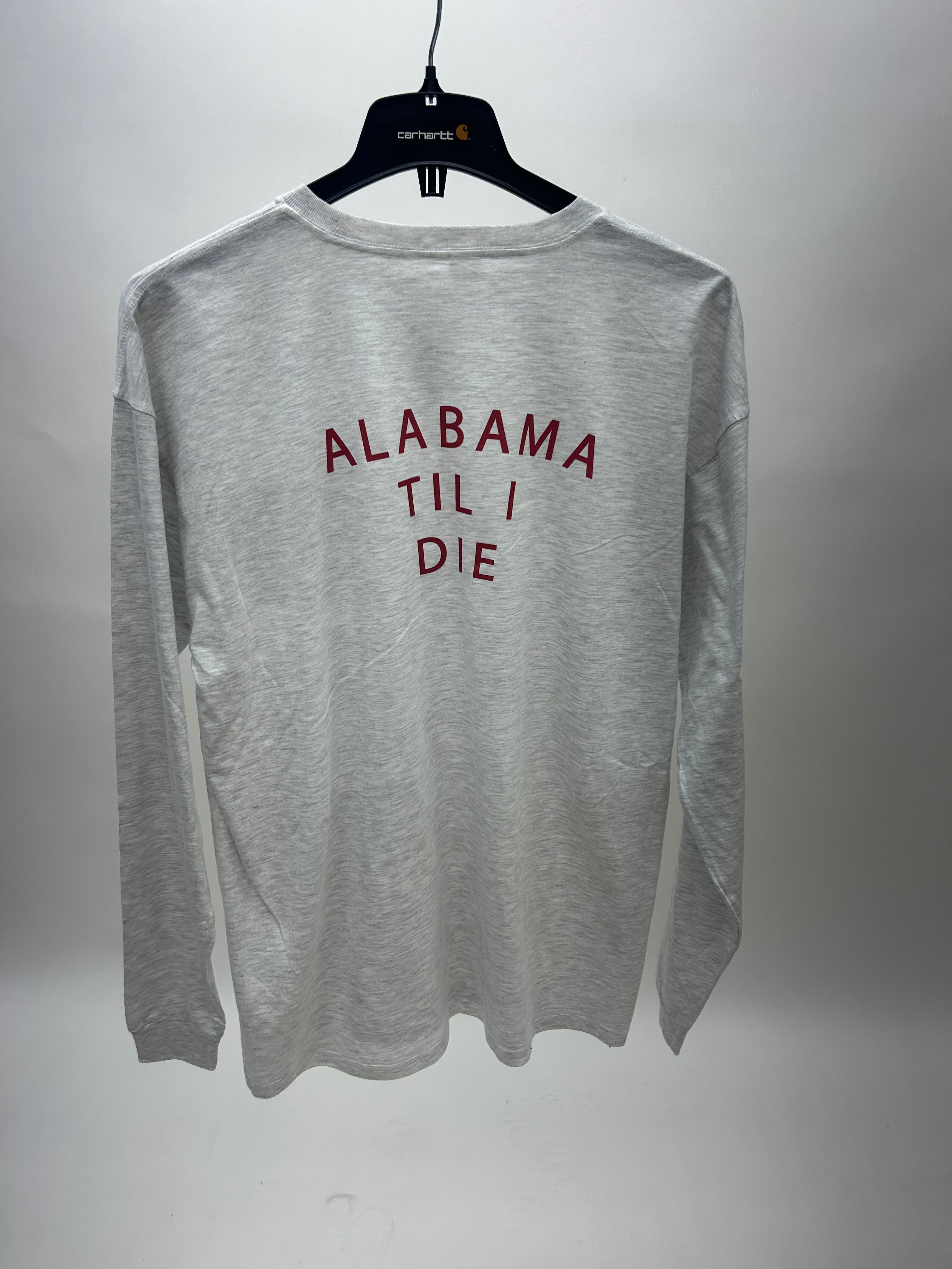 Alabama Crimson Tide Fan Long Sleeve T-Shirt - Officially Licensed College Football Apparel for Game Day & Tailgating