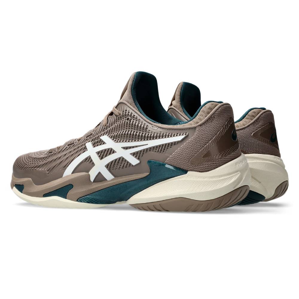 ASICS Court FF 3 Men's Tennis Shoes - Lightweight Performance Tennis Shoes for Men in Taupe Grey/White - Perfect for Hard Court Play & Competitive Matches