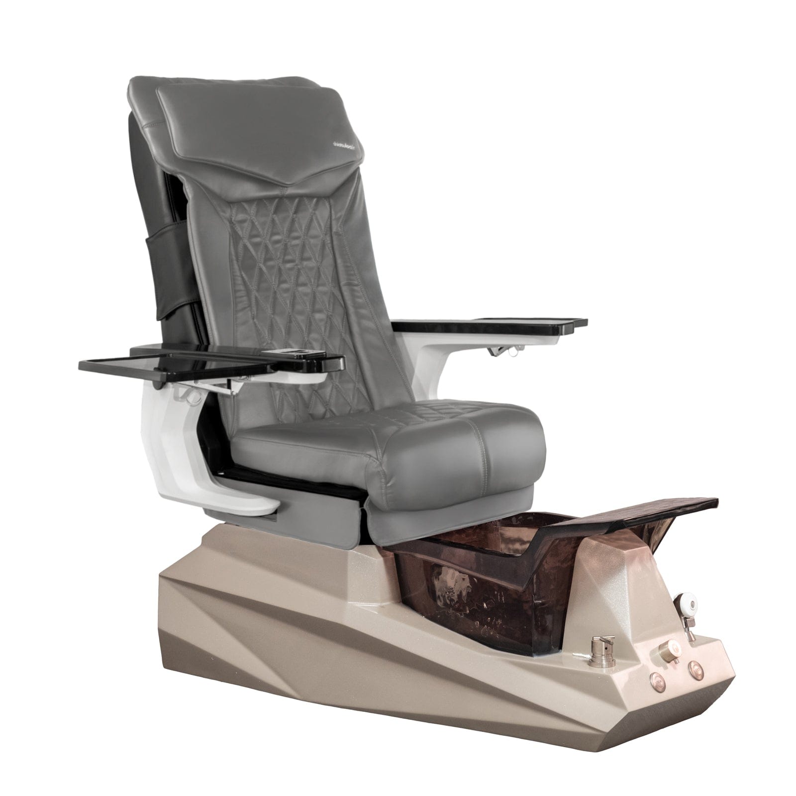 Professional DIAMOND DX Pedicure Chair for Salon & Spa - Electric Massage Nail Care Station with Adjustable Height & Footrest - Perfect for Manicure, Pedicure & Nail Treatments