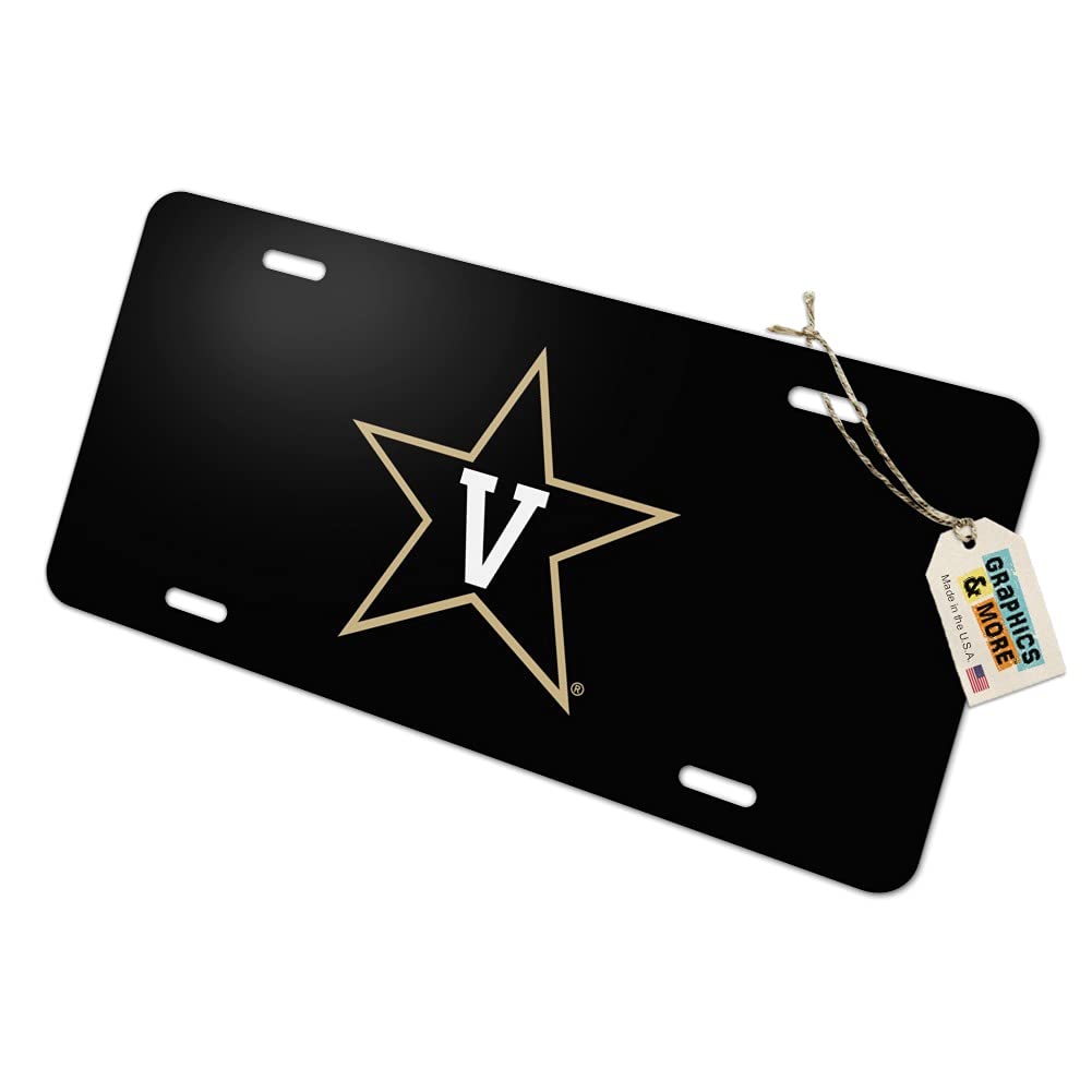 Vanderbilt University Logo Novelty Metal Vanity License Plate - Custom Car Tag for Alumni & Fans - Perfect for Tailgating, Dorm Decor & Gifts
