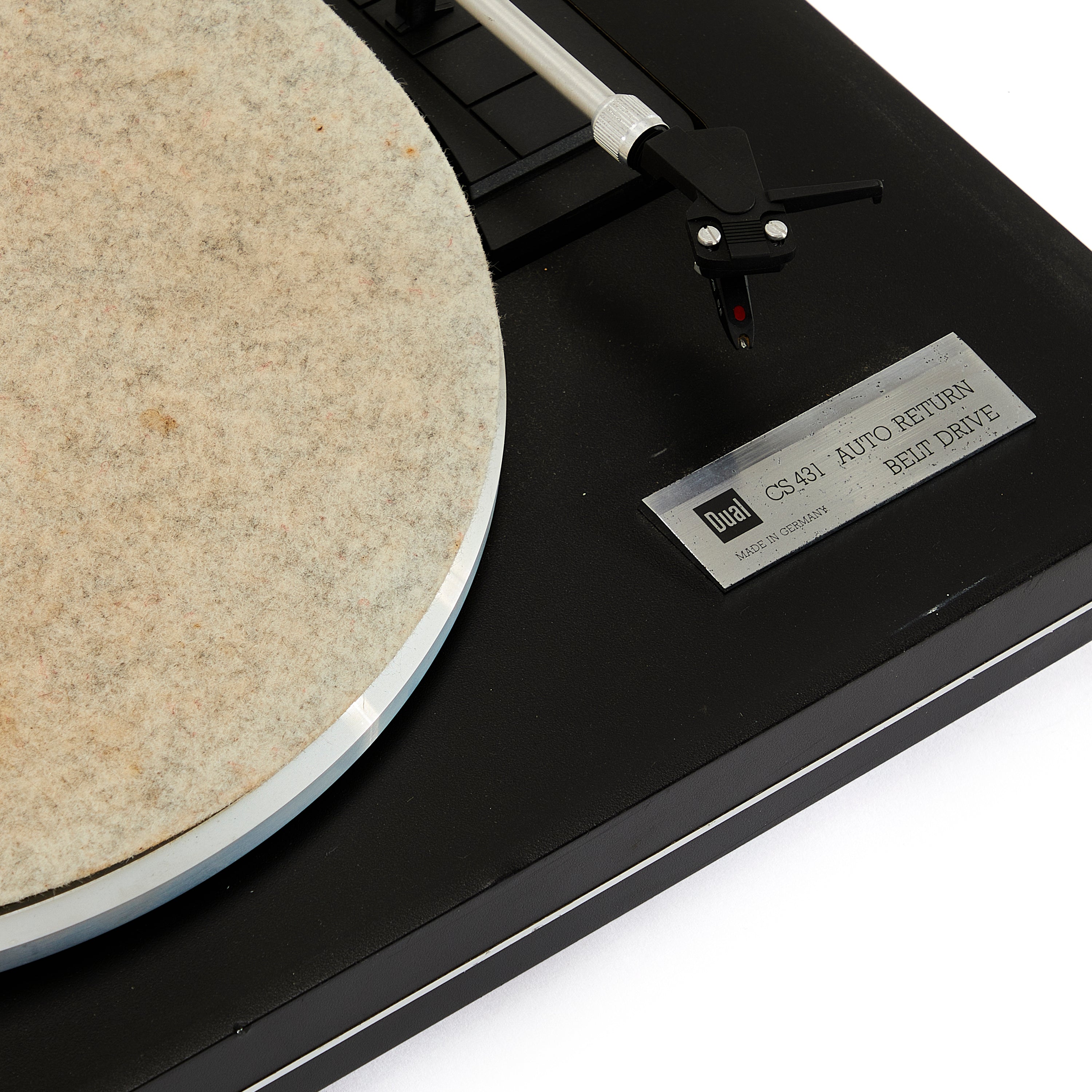 Black Duel CS 431 Professional DJ Turntable - High-Quality Vinyl Record Player for Home & Studio Use - Perfect for DJs, Music Lovers & Collectors