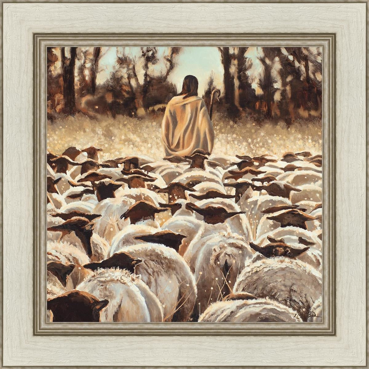 Be Ye Followers of Me - Inspirational Christian Wall Art for Home & Church Decor | Perfect for Living Room, Bedroom & Office