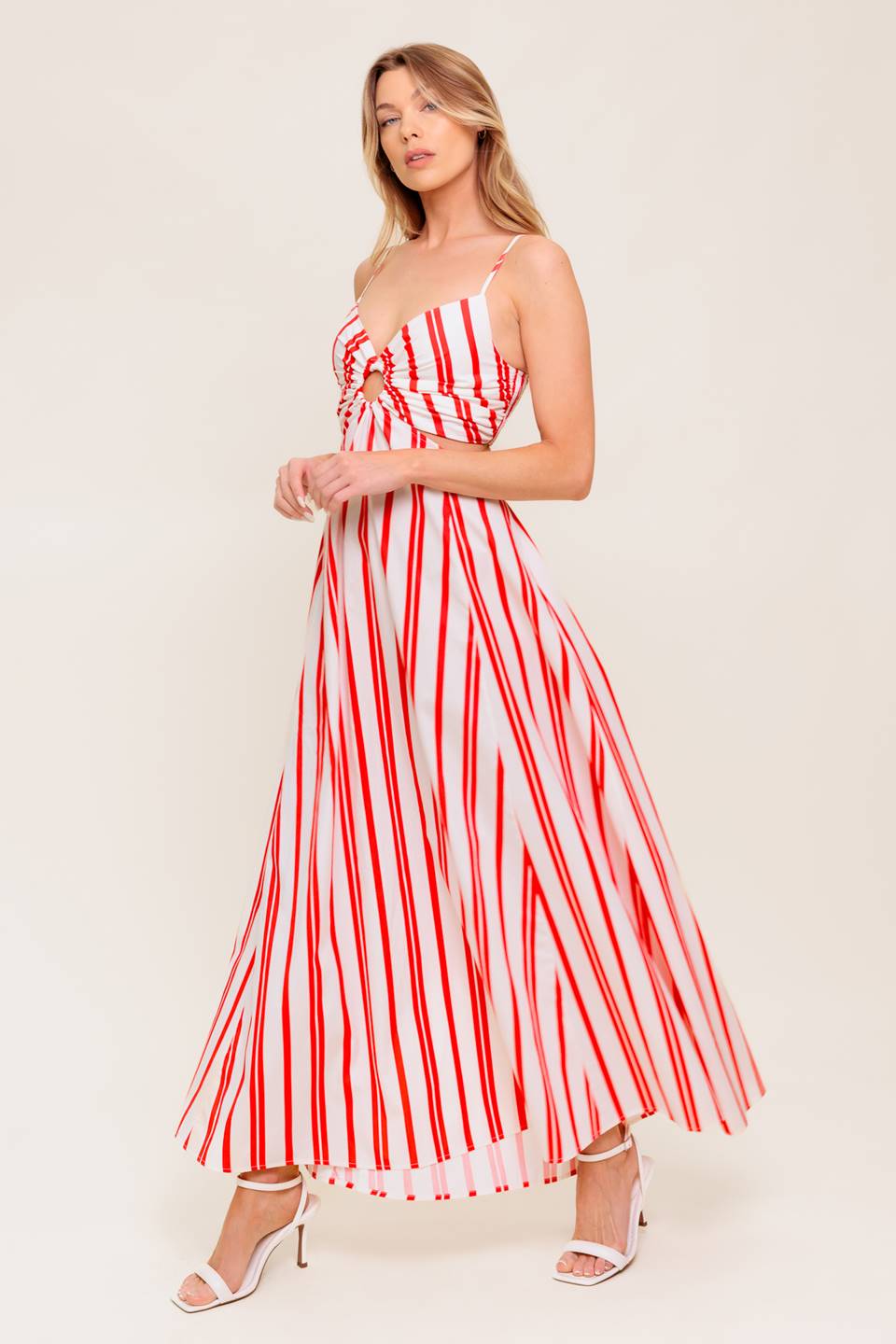 BOARDWALK DREAM MAXI DRESS in Red | Flowy Summer Beach Dress for Women | Perfect for Vacations, Weddings & Date Nights