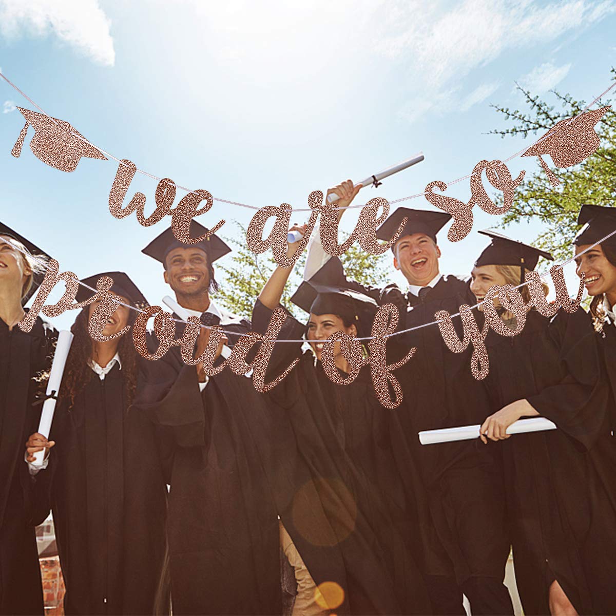 2025 Graduation Banner - Rose Gold 