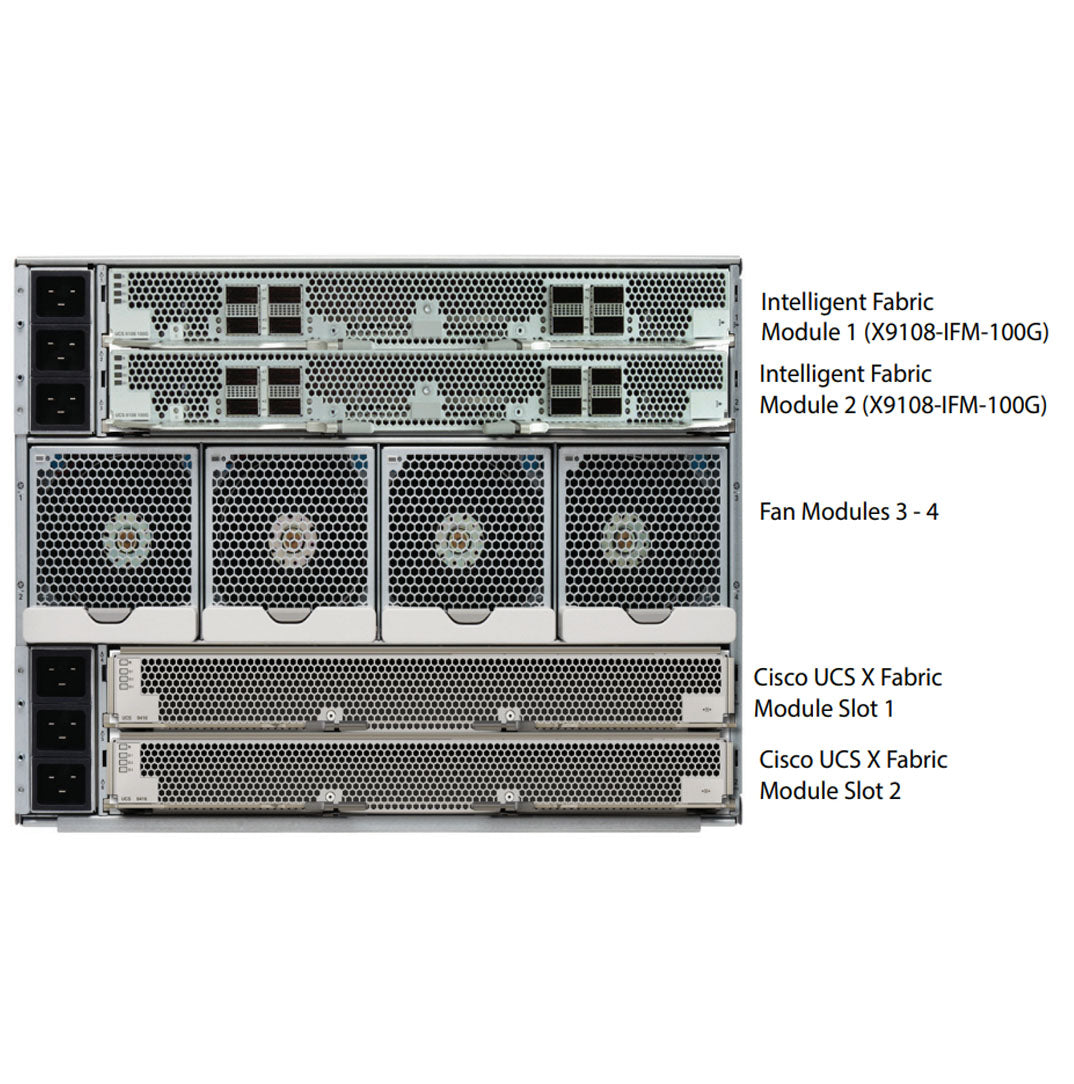 Cisco UCS X9508 X Series 8-Port 100Gb Intelligent Fabric Module - UCSX-I-9108-100G-D - High-Speed Data Center Networking Solution for Cloud Computing and Enterprise IT Infrastructure