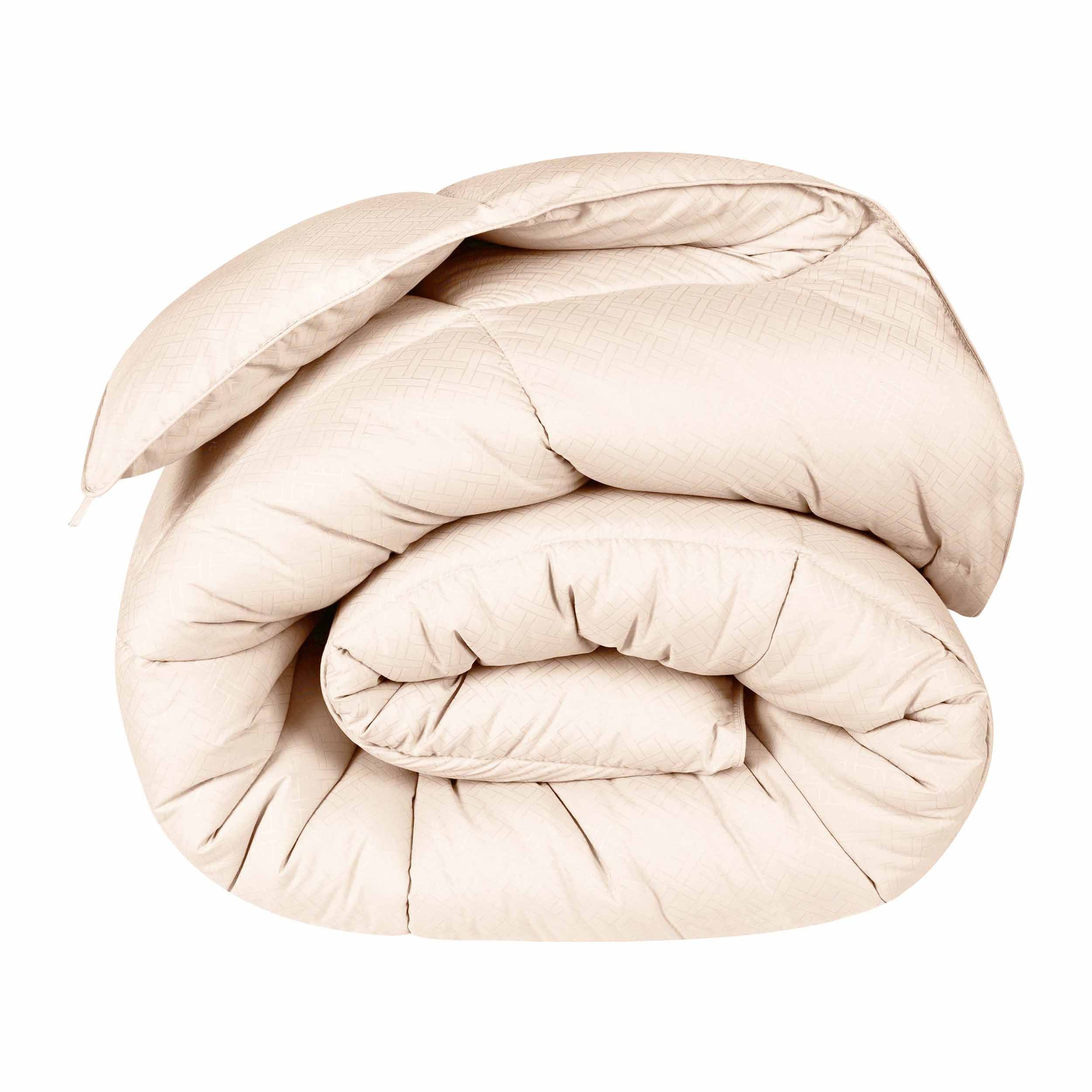 Luxury Basketweave Plush Down Alternative Comforter - Hypoallergenic & Breathable All-Season Bedding for Master Bedroom, Guest Room & Dorm