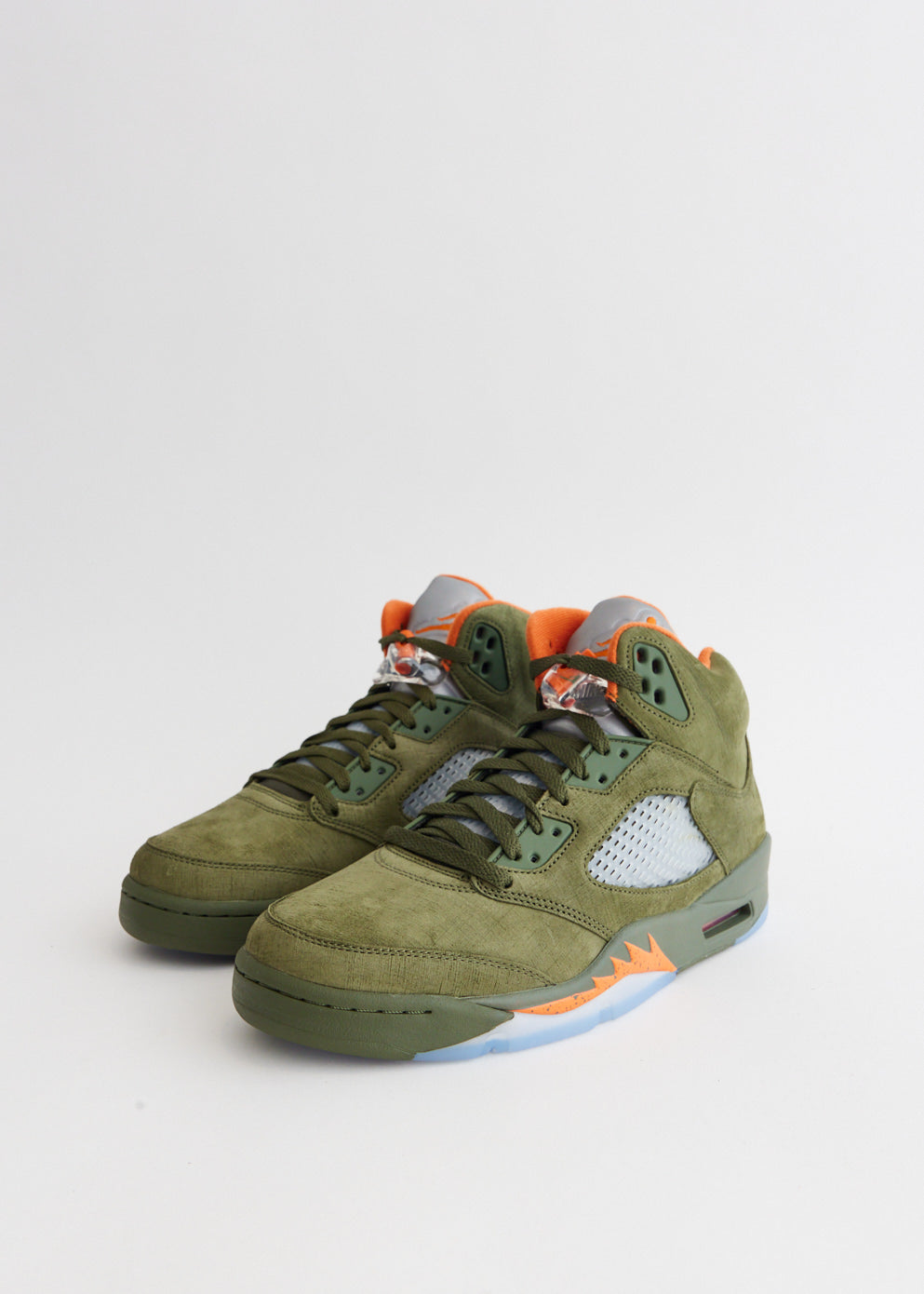 Air Jordan 5 Retro 'Olive' Men's Basketball Shoes - Classic Retro Sneakers for Streetwear & Casual Outfits | Perfect for Basketball, Fashion & Collectors