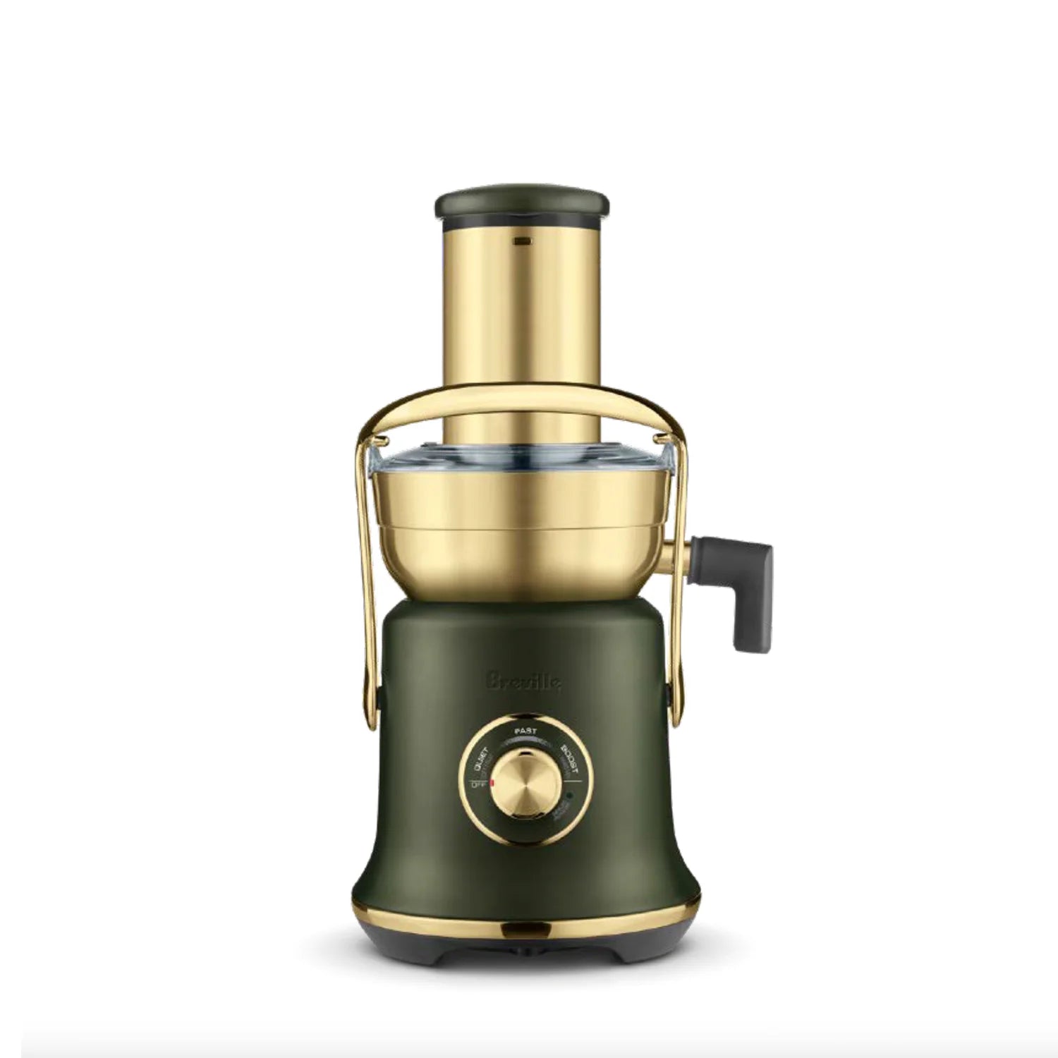 Breville Juice Fountain Cold XL Juicer - High Speed Commercial Grade Juicer for Fruits & Vegetables, BPA Free, Large Feed Chute (Olive Tapenade Brass, Model BJE830OLB) - Perfect for Healthy Juicing at Home, Restaurants & Juice Bars