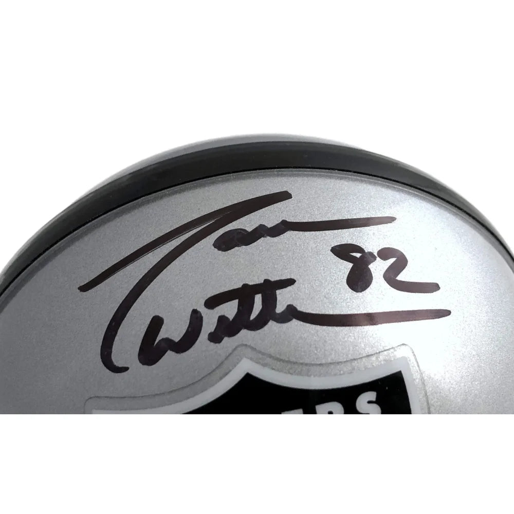 Jason Witten Signed Las Vegas Raiders Mini Helmet with COA - Authentic NFL Autographed Collectible - Perfect for Sports Memorabilia Displays & Fan Gifts