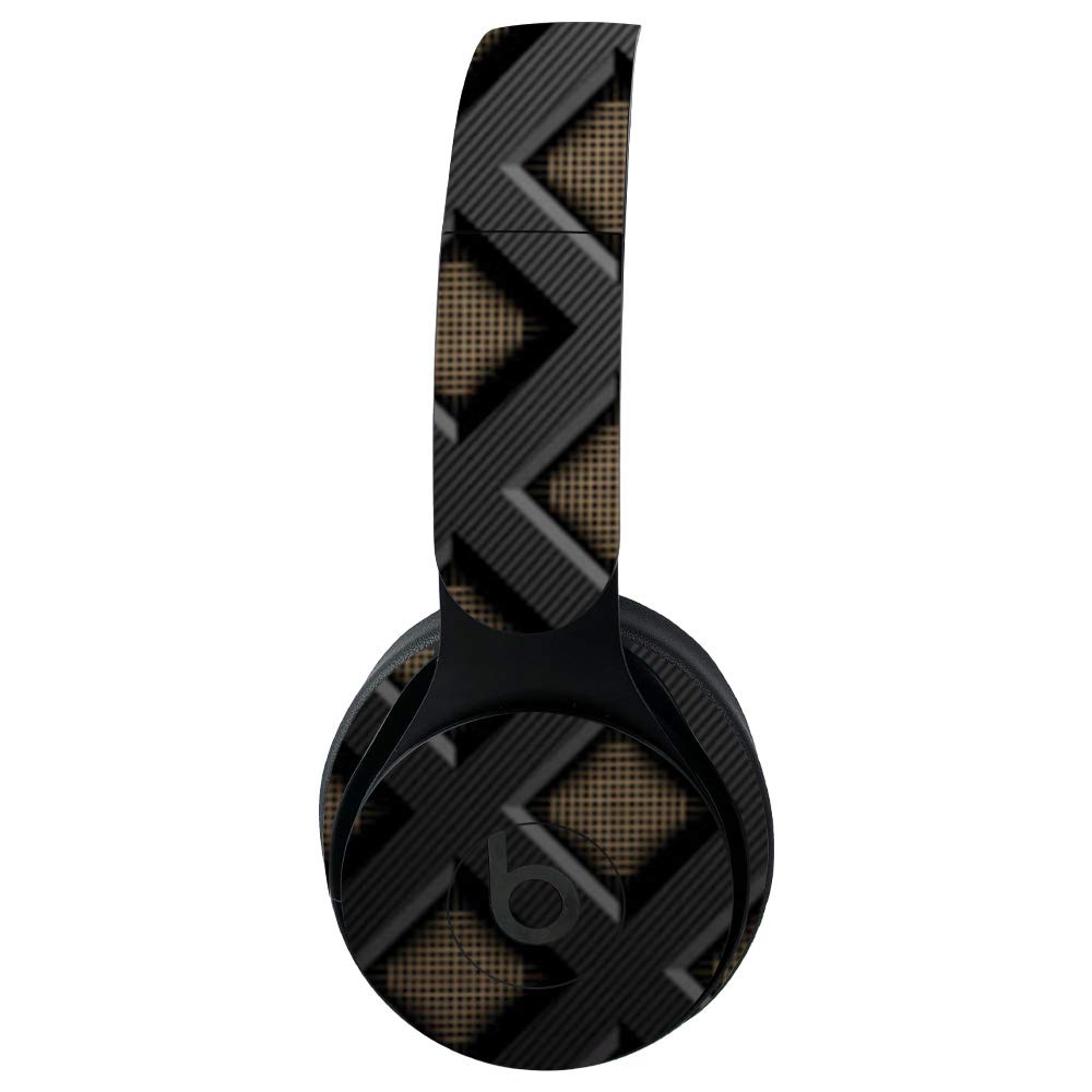 MightySkins Vinyl Decal Wrap Cover for Beats Solo Pro Wireless Headphones - Black Wall Design | Protective, Durable & Customizable Skin | Easy to Apply & Remove | Made in USA | Perfect for Gym, Travel & Daily Use