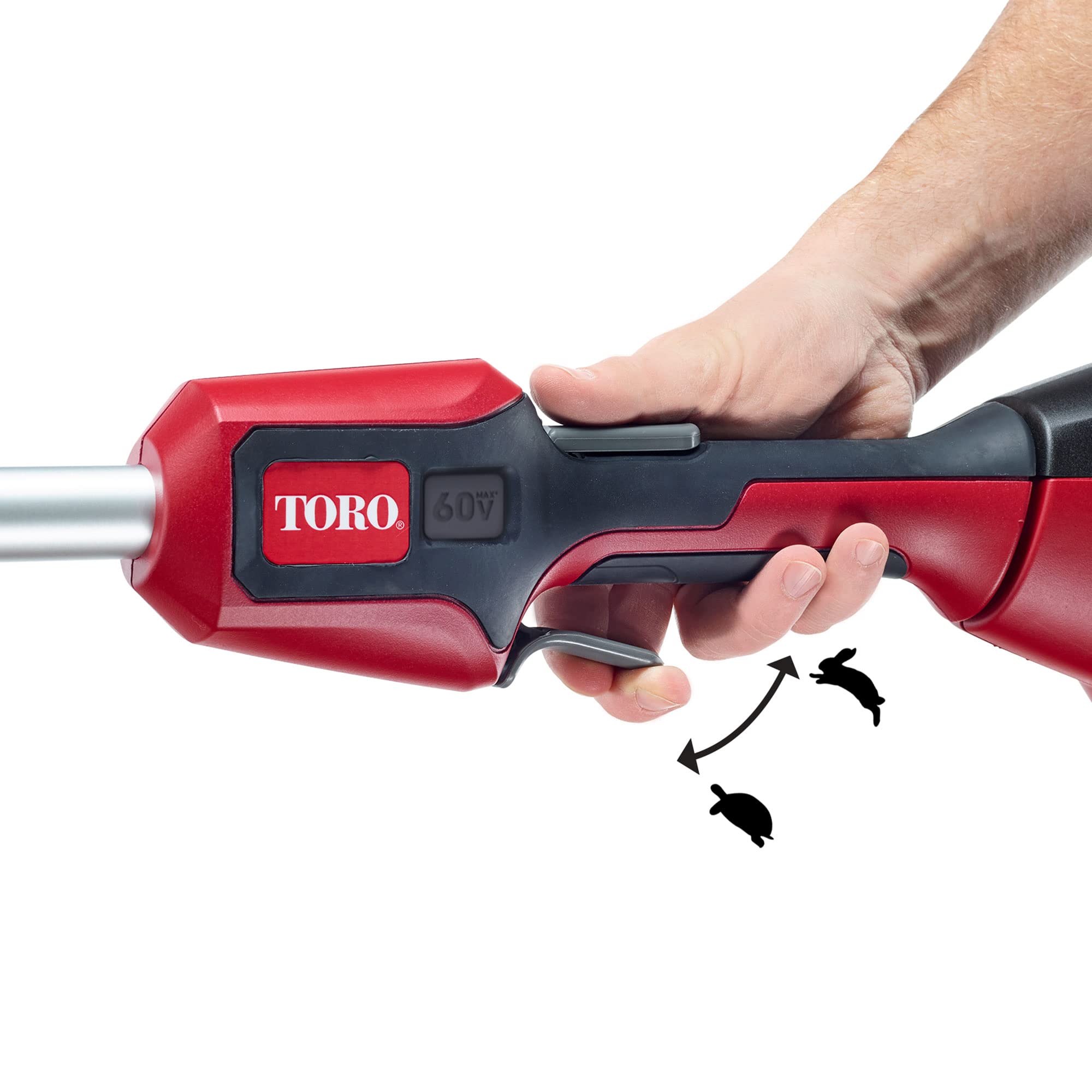 Toro Flex-Force 60V Max Brushless Cordless String Trimmer - 13/15 Inch Electric Weed Eater with 2.0Ah Battery & Charger - Ideal for Lawn Care, Yard Maintenance & Professional Landscaping