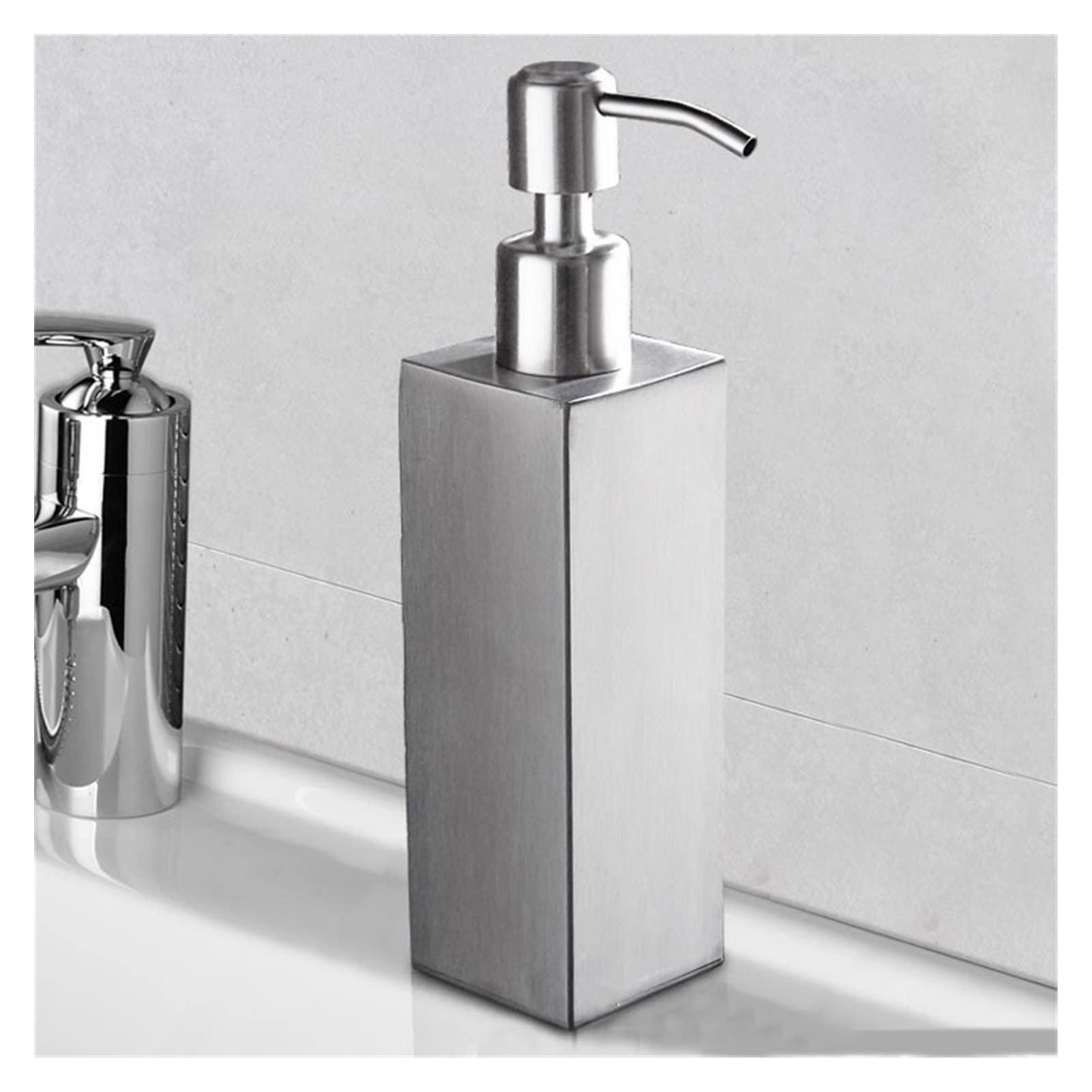 Automatic Soap Dispenser - Wall Mounted Stainless Steel Touchless Hand Soap Dispenser for Bathroom, Kitchen, Hotel (Black) | Hygienic No-Touch Design for Home & Commercial Use