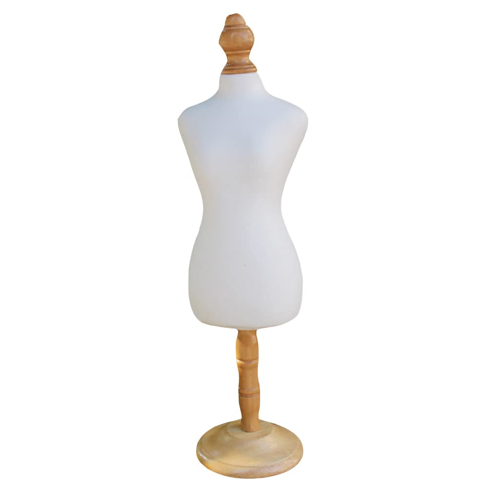 Balacoo Mini Wooden Clothes Hanger for Pets - Adjustable Pet Dress Mannequin & Doll Clothing Display Hanger | Perfect for Pet Fashion Shows, Photography & Wardrobe Organization
