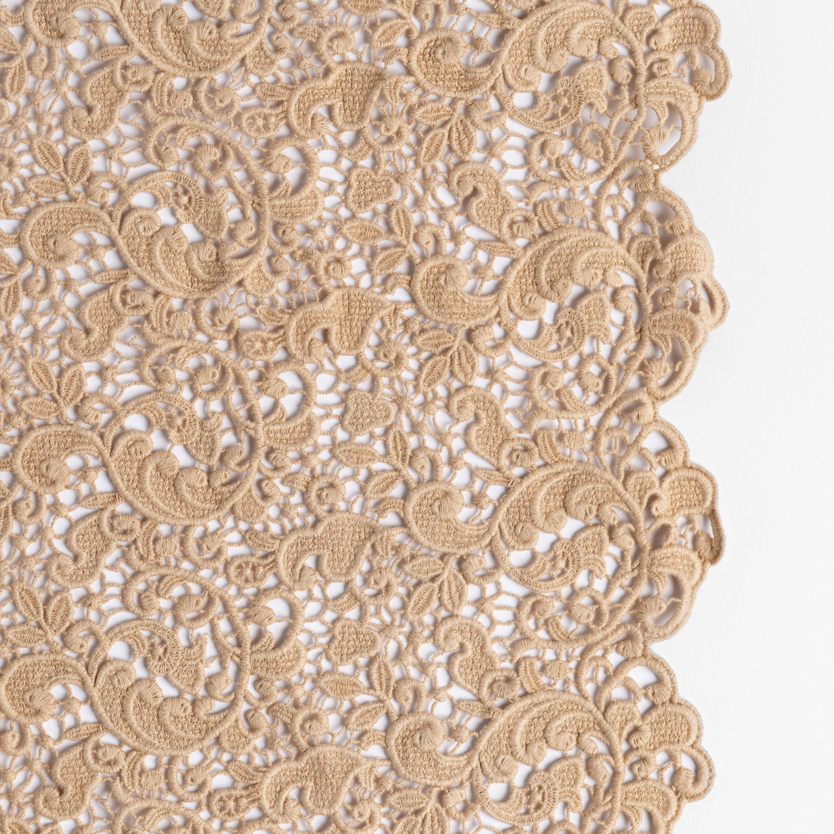 Allora Lace Pillowcase (Single) - Elegant Embroidered Cotton Pillow Cover for Bedroom Decor | Perfect for Guest Rooms, Weddings & Luxury Home Styling