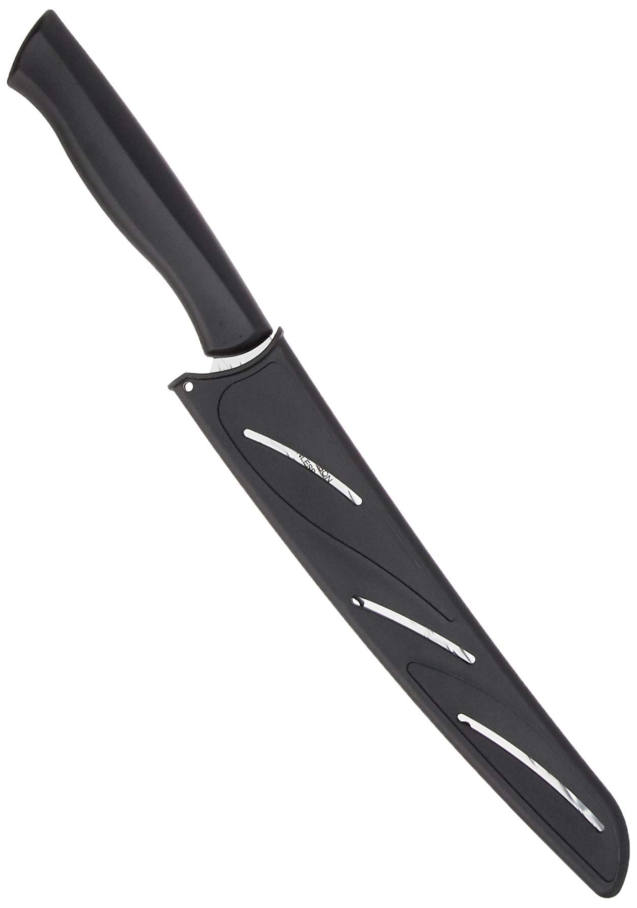 Kai Inspire 9-Inch Bread Knife with Hammered Finish - Sharp Silver Blade for Slicing Bread, Cakes & Pastries - Perfect for Home Baking & Professional Kitchens