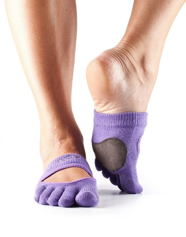 ToeSox Releve Dance Socks - Non-Slip Grip Ballet Socks for Ballet, Yoga & Pilates - Perfect for Dance Classes, Studio Practice & Performance