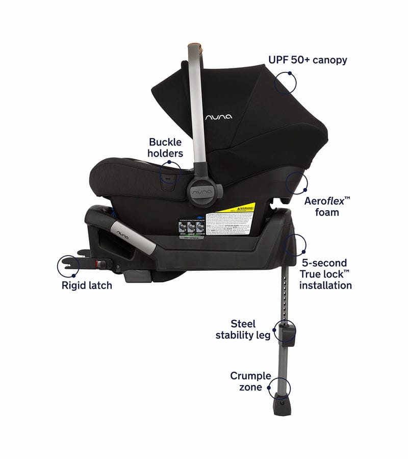 Nuna PIPA Lite Infant Car Seat - Lightweight & Safe Baby Car Seat for Newborns - Perfect for Travel, Daily Commutes & Family Outings