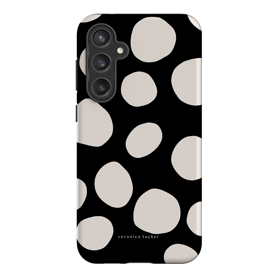 Premium Pebbles Noir Phone Case - Slim Protective Cover for iPhone & Samsung - Perfect for Everyday Use, Travel & Outdoor Activities