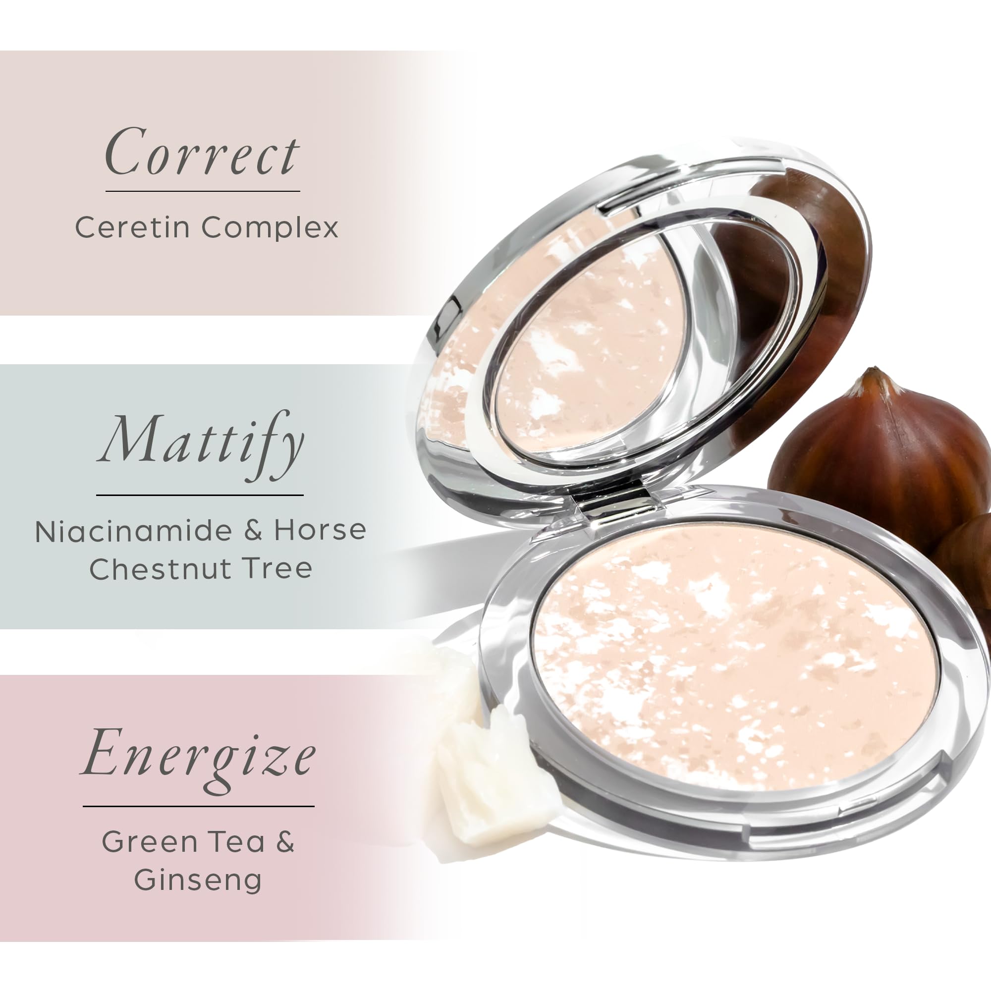 PÜR Beauty Pressed Setting Powder - Translucent Balancing Compact Powder for Smooth & Fresh Natural-Matte Finish | All Skin Tones | Cruelty-Free Makeup | Perfect for Daily Wear, Photo Shoots & Special Occasions