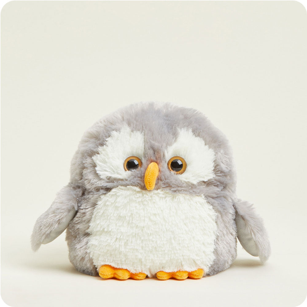 Weighted Heated Owl Stuffed Animal - Warmies Plush Toy for Stress Relief & Comfort - Perfect for Kids, Adults & Anxiety Relief - Cozy Gift for Winter & Relaxation