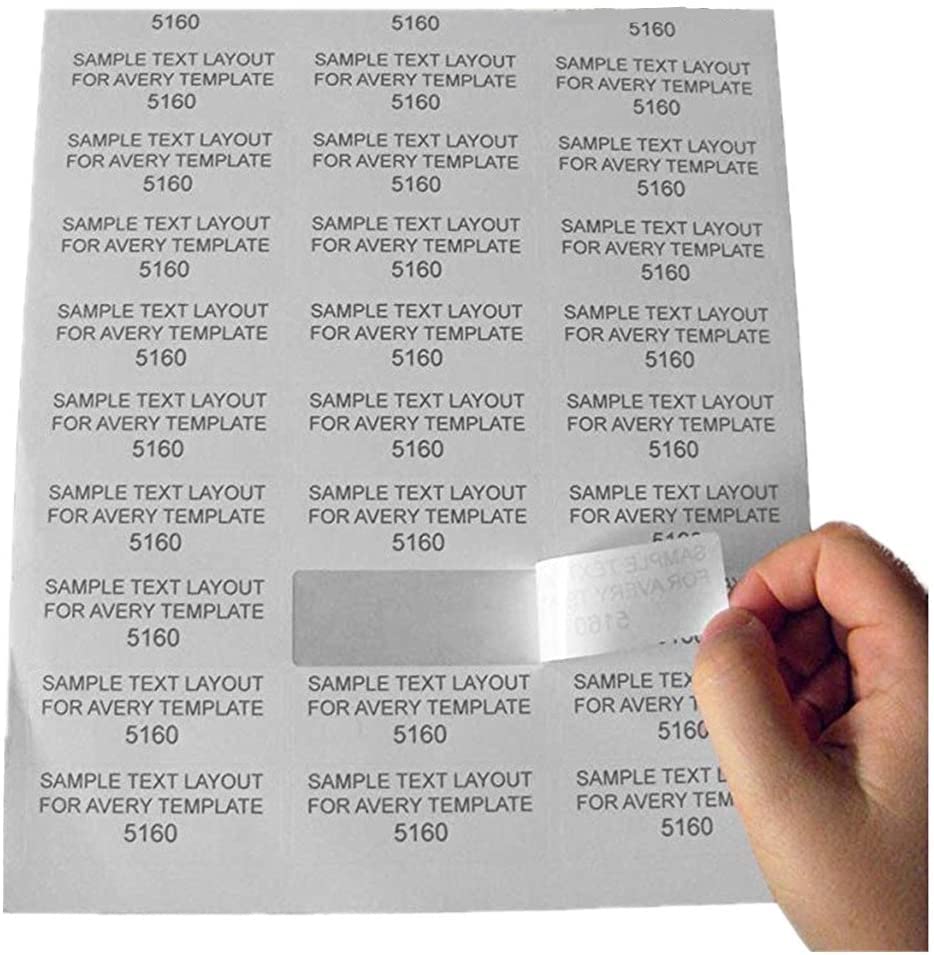 30-Up Labels 60000 Stickers (2000 Sheets) - 2.625 x 1 Inch White Mailing Labels for Laser & Inkjet Printers | Perfect for FBA Shipping, Business Address Labels & Bulk Mailing