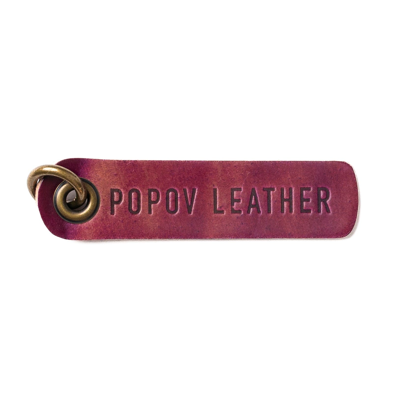 Premium Shell Cordovan Keychain by Popov Leather - Handcrafted Genuine Leather Key Holder for Men & Women - Perfect for Gifts, Office, Travel & Everyday Use