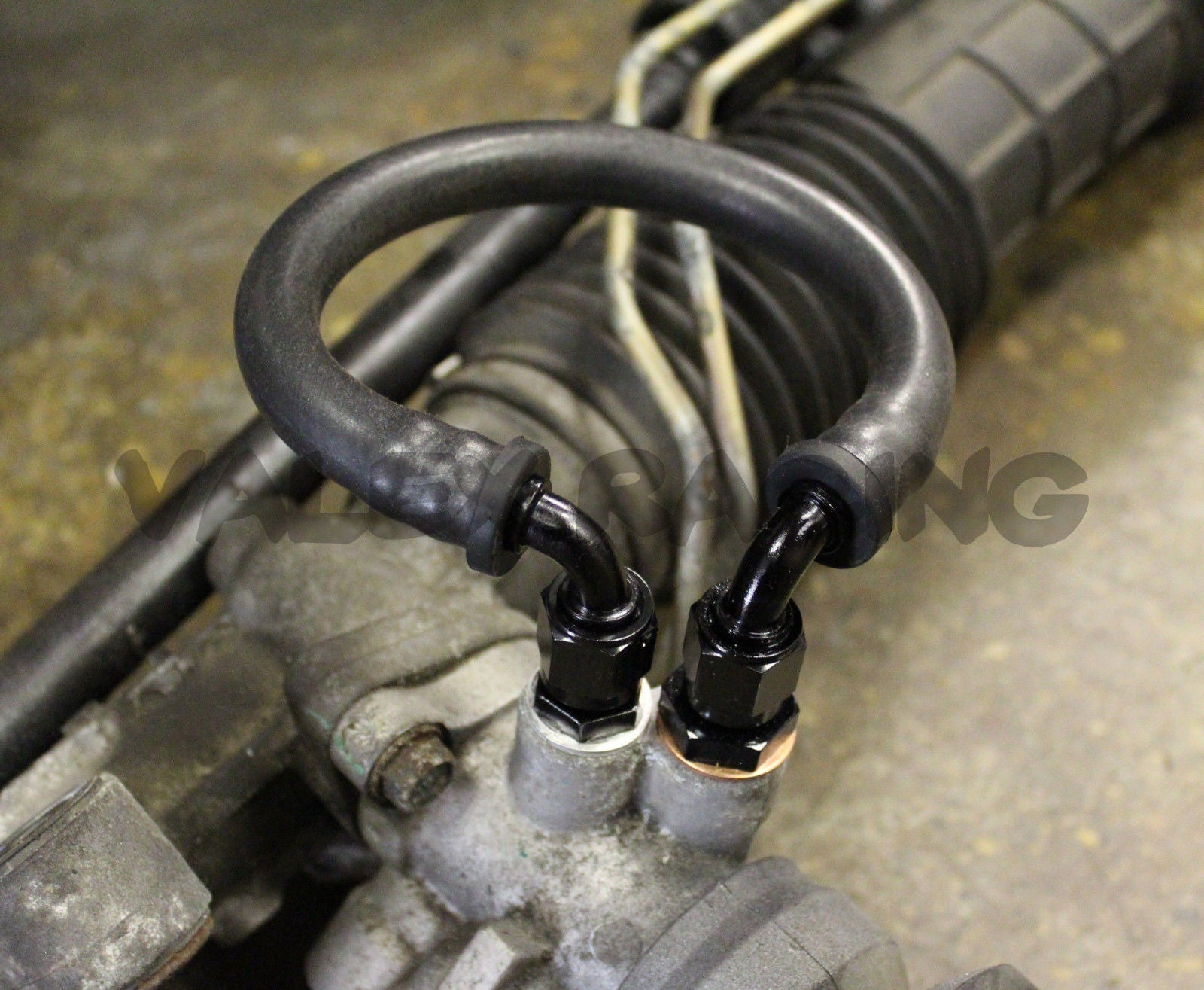 92-95 Honda Civic EG Power Steering Delete Line Kit - Black | High-Performance Steering Upgrade for Racing & Track Use