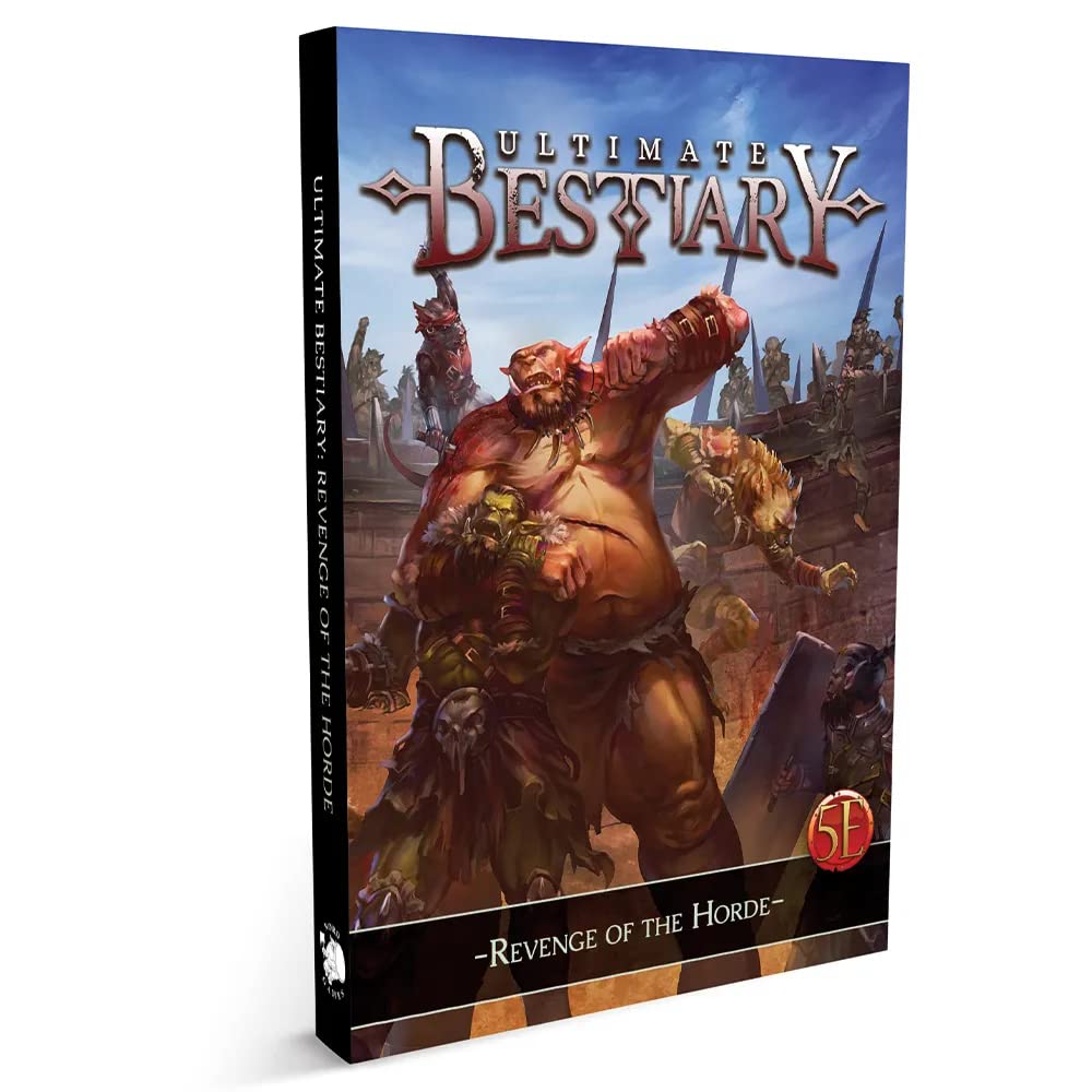 D&D 5e Ultimate Bestiary: Revenge of The Hordes - Tabletop RPG Book for Adults & Kids - Perfect for Fantasy Adventures