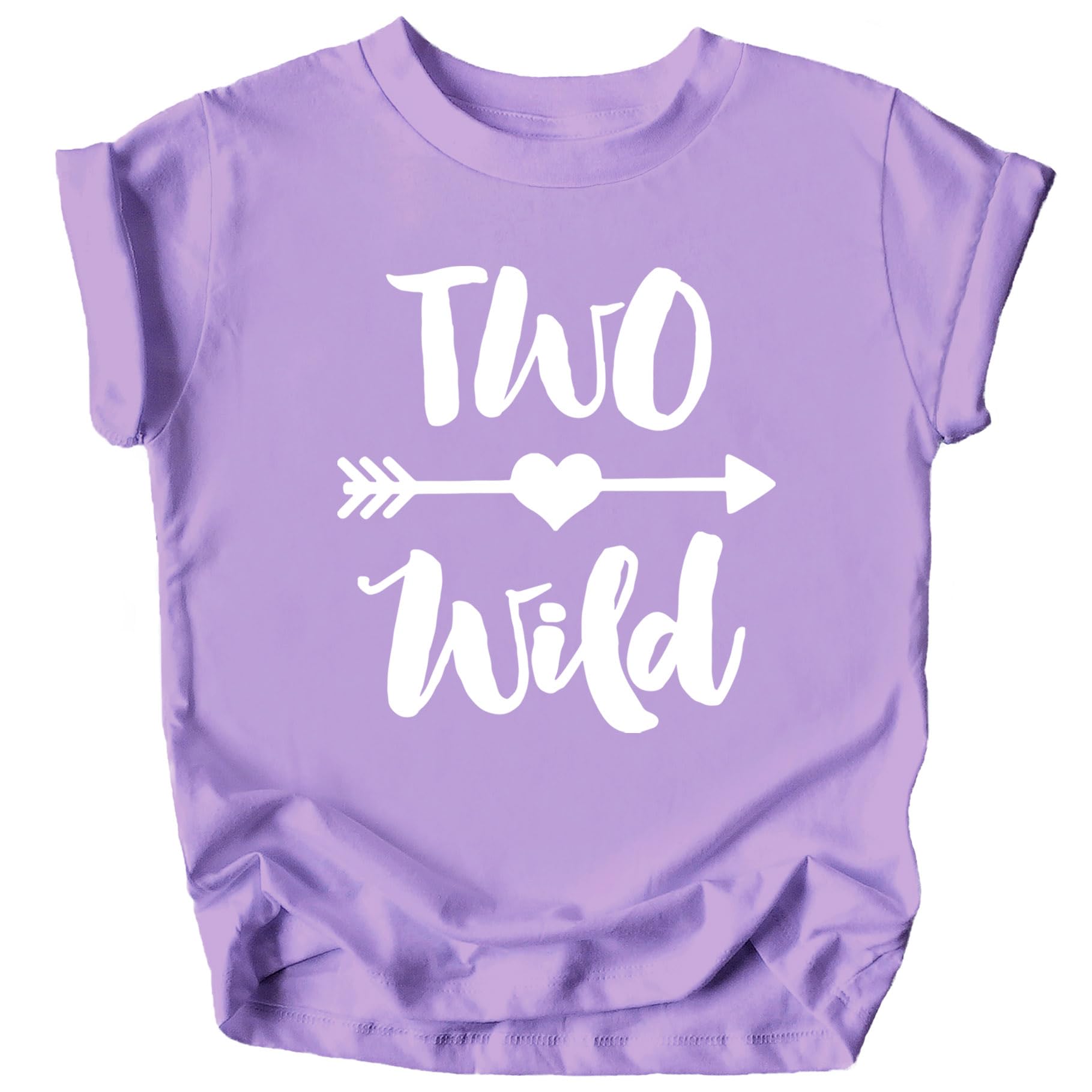 Olive Loves Two Wild 2nd Birthday Shirt for Toddler Girls - Cute Second Birthday Outfit for Baby Girl - Perfect for Birthday Parties & Photo Shoots