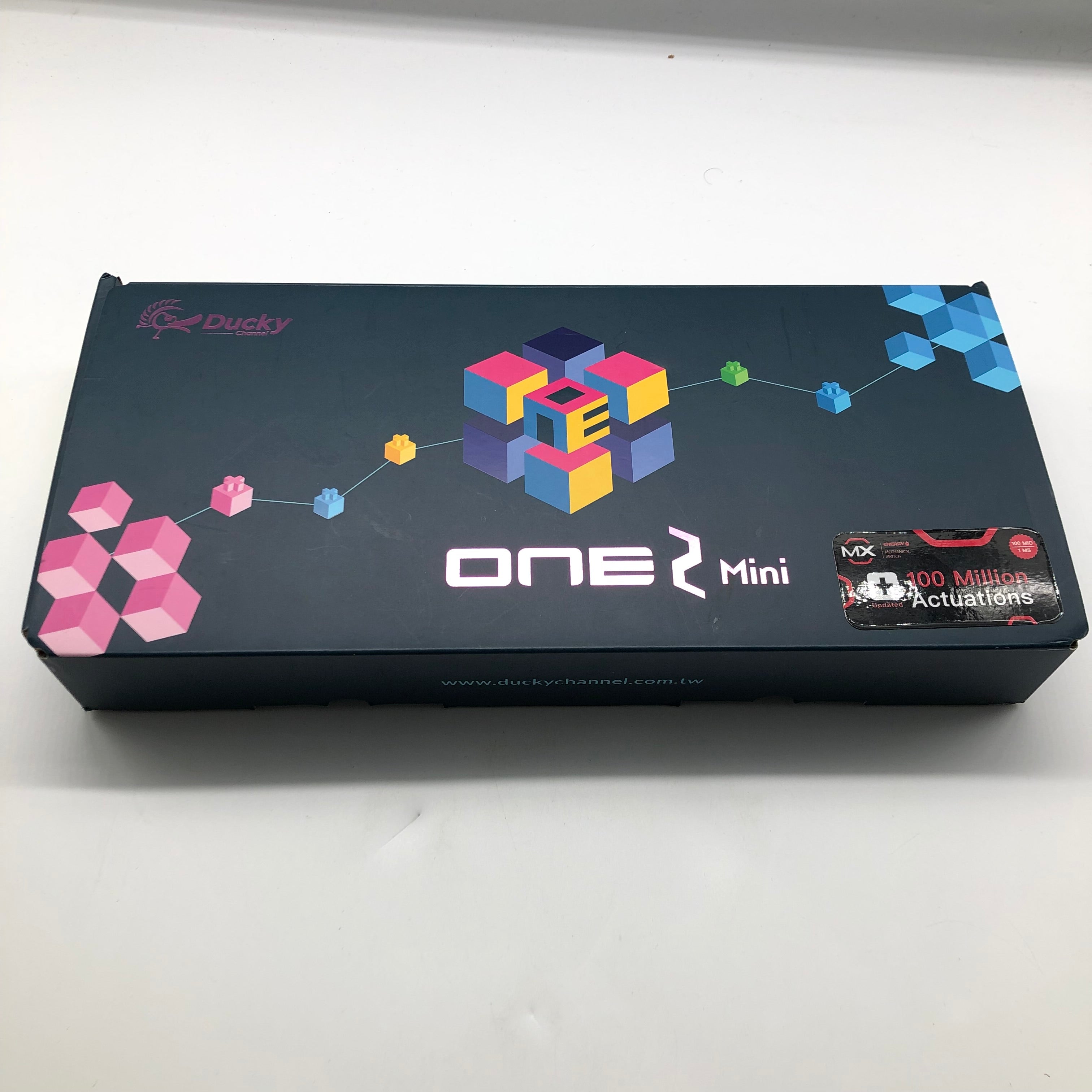Ducky One 2 Mini RGB 60% Mechanical Gaming Keyboard - Cherry MX White Switches - Compact Wired USB Keyboard for PC/Mac - Perfect for Esports, Typing & Office Work