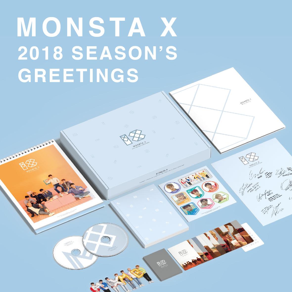 MONSTA X 2018 Season's Greetings Official K-Pop Merchandise - Perfect for Fans, Collectors & Gift Giving